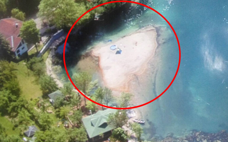 Neko uništio pješčani otočić na Uni u Bihaću. Bišćani: To je uradio vlasnik vile koji je umislio da ima privatnu plažu