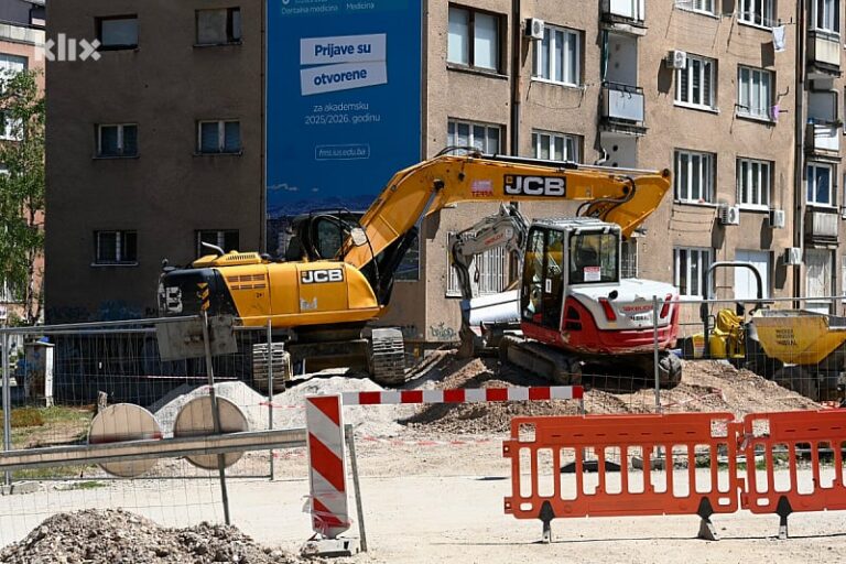Radovi na nastavku izgradnje Južne longitudinale u Sarajevu u punom zamahu, gradi se novi kružni tok