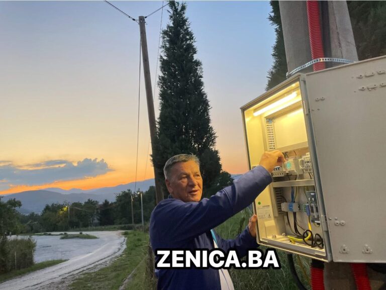 FUAD KASUMOVIĆ UPALIO SVJETLO: Prašnice kod Zenice dobile rasvjetu