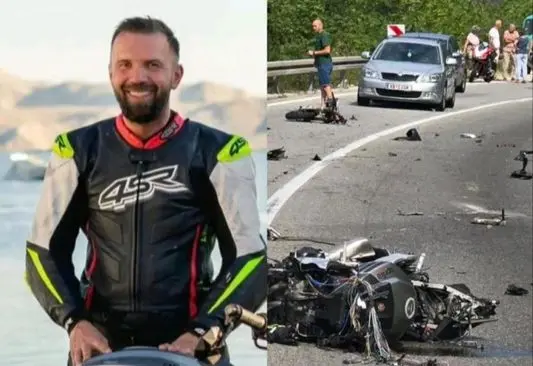 Ovo je motociklista koji je poginuo na M-17