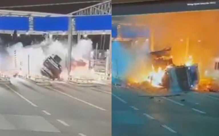 Tragedija na autoputu u Poljskoj: Kamion se zabio u naplatnu rampu, vozač poginuo
