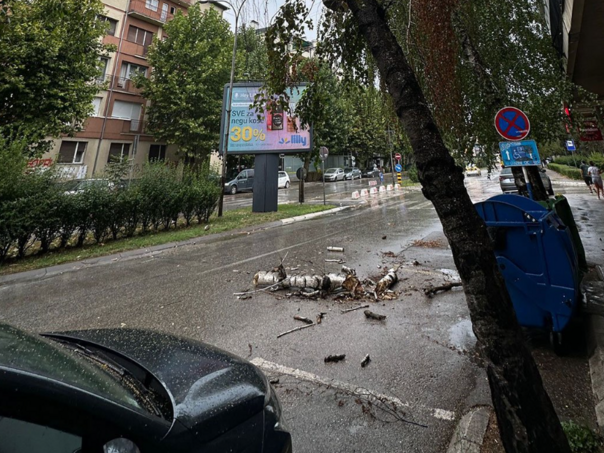 Jako nevrijeme i u Srbiji: Olujni vjetar rušio stabla i krovove