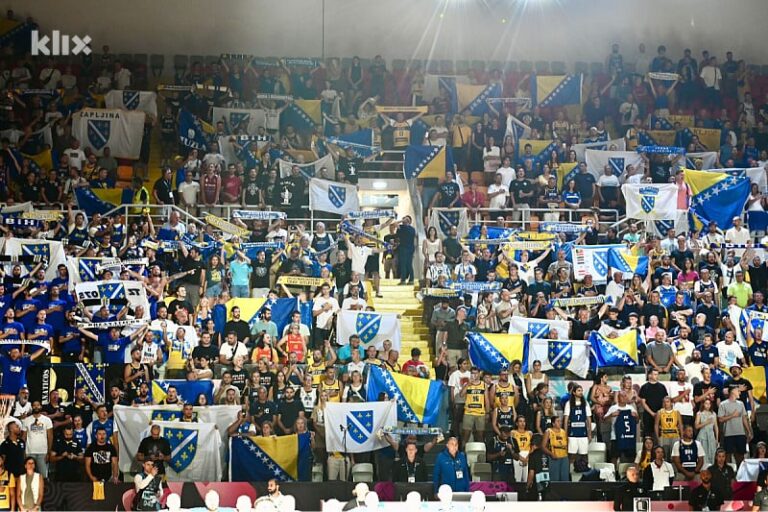 Ogromna podrška košarkašima BiH: Pogledajte kako su naši navijači preplavili tribine u Limassolu
