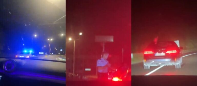 Bahati vozač BMW-a maltretirao učesnike u saobraćaju, pa pobjegao policiji