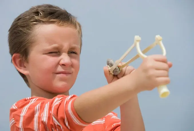 Kakve ideje: Gađao klikerima iz praćke Vučićeve pristalice