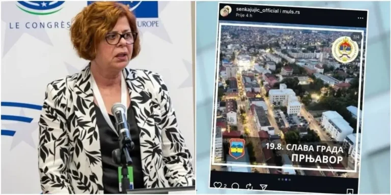 Pobrkala gradove: Ministarica iz RS-a čestitala slavu Prnjavoru uz fotografiju Prijedora