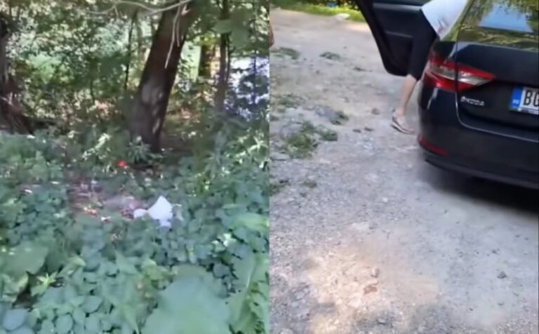 Beograđani bacili smeće pored rijeke Une, na kraju su morali da pokupe bačeno