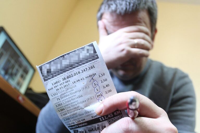 Visočak prokockao 30 KM u kladionici, pa uzeo šipku i demolirao je