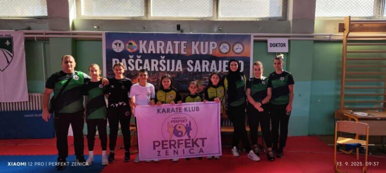 Perfekt Zenica najuspješniji klub na Baščaršija Karate Kupu, osvojeno 20 medalja i zlatni pehar