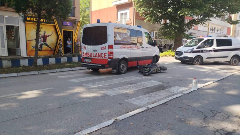 SAOBRAĆAJNA NEZGODA U MAGLAJU: Povrijeđen motociklista