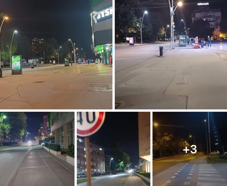 Zenica večeras pusta: Hladnoća već tjera građane u tople domove