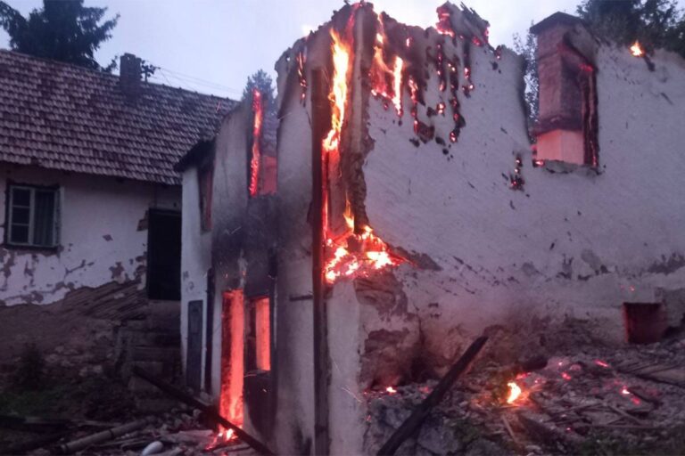 Vatrogasci gasili požar u Palama: Branili obližnje kuće od širenja vatre