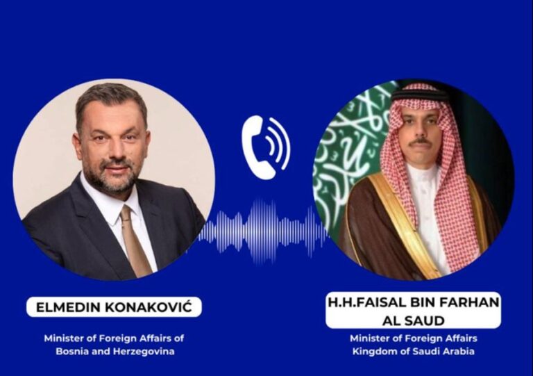 Konaković razgovarao sa saudijskim princem o neustavnim aktivnostima Dodika: Saudijska Arabija će stajati uz BiH