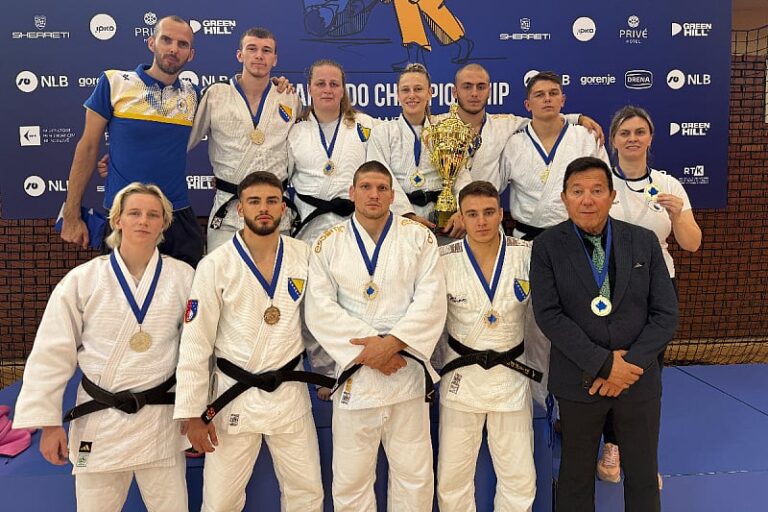 Judo reprezentacija BiH osvojila ekipno zlato na Balkanskom prvenstvu