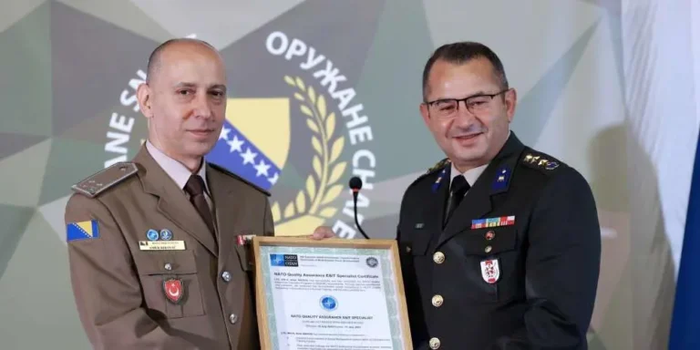 NATO priznanje: Pukovnik Amer Riković dobio NATO akreditaciju i Medalju za vojne zasluge