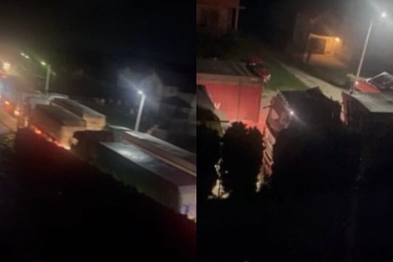 Noćni haos u Sanskom Mostu: Mještani blokirali put kamionima iz Srbije, oni trubili satima