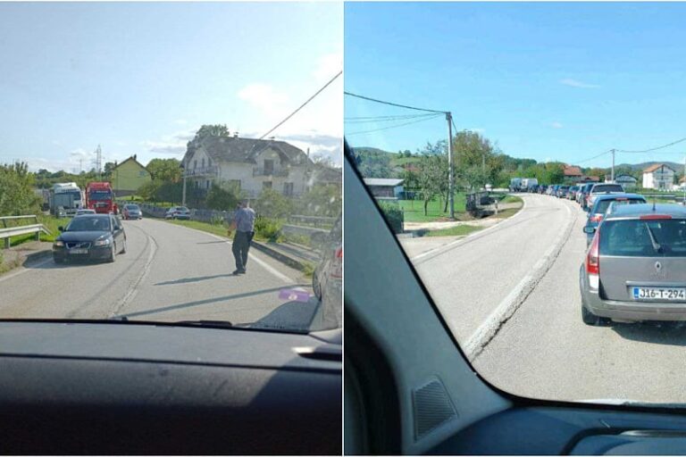 Novi problemi u Sanskom Mostu: Srbijanski prijevoznici blokirali put, policija morala reagovati