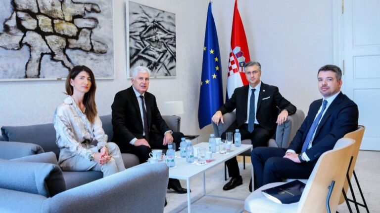 Čović razgovarao s Plenkovićem: Prioriteti su politička stabilnost u BiH i ubrzanje reformskog puta