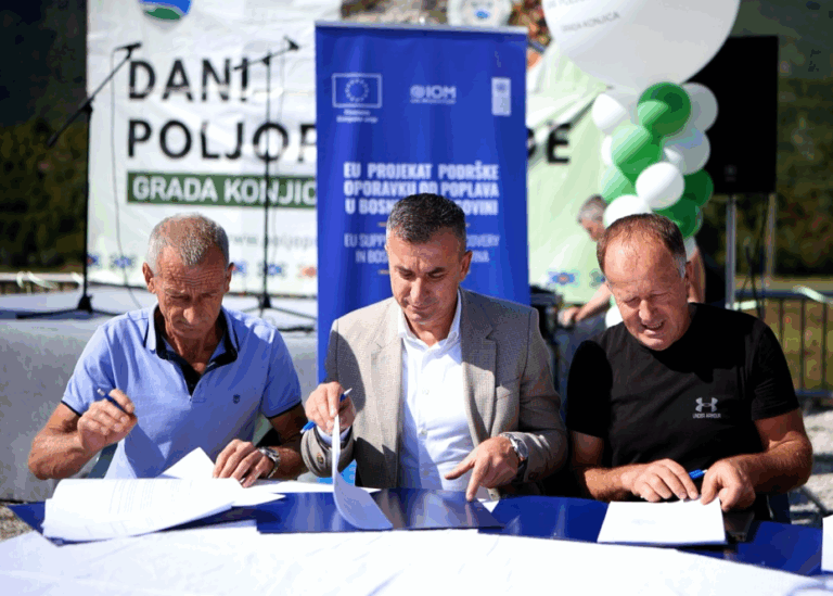 Podrška poljoprivrednicima: 54 porodice u Konjicu dobile pomoć iz EU projekta