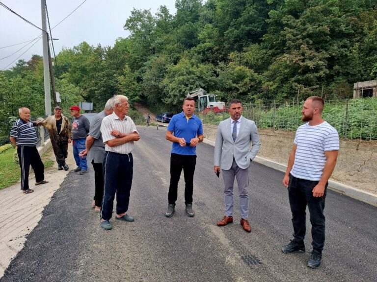 Ministar Adnan Šabani obišao radove: Cesta Čajdraš – Ovnak od velikog značaja za Zenicu i ZDK