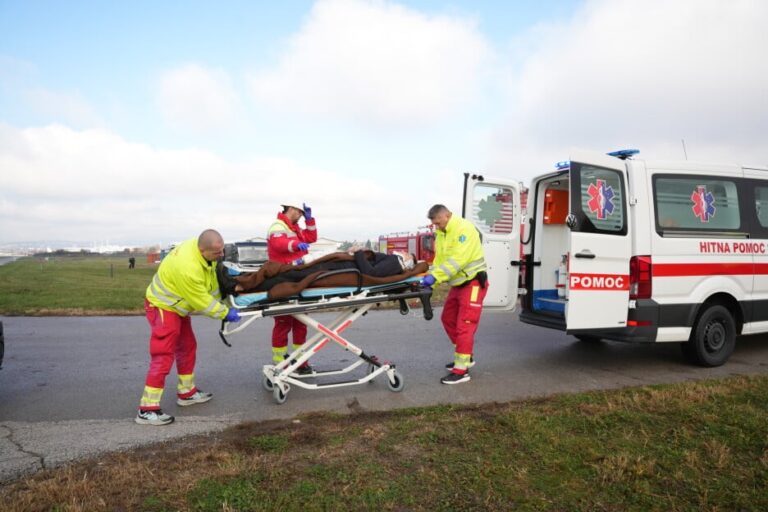 Na aerodromu u Sarajevu simulacija pada aviona s 24 putnika i šest članova posade