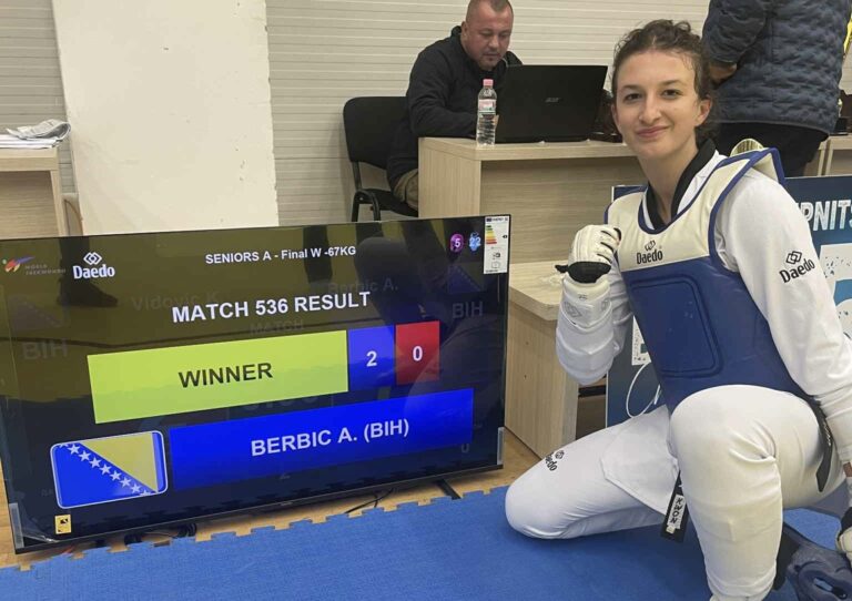 Učenica Medicinske škole u Zenici: Adna Berbić iz Kaknja postala prvakinja Balkana u taekwondou
