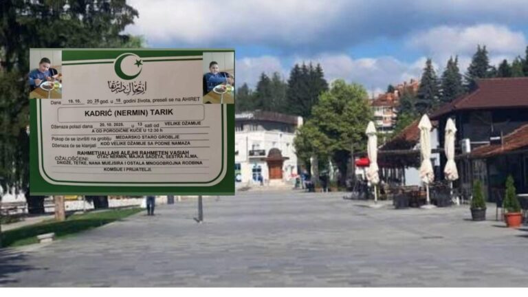 TUGA NEVIÐENA: U 18. godini preminuo Tarik Kadrić, jedinac u roditelja