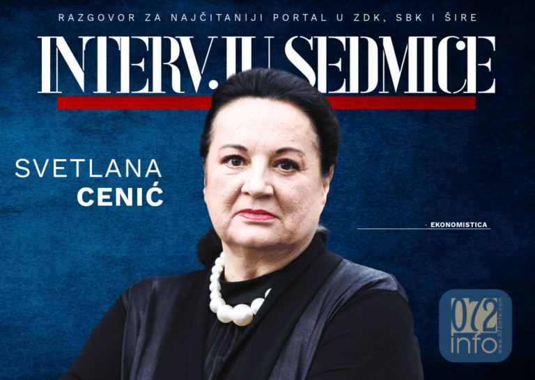 Svetlana Cenić za ‘072info’: Fuad Kasumović postaje dio političke prošlosti