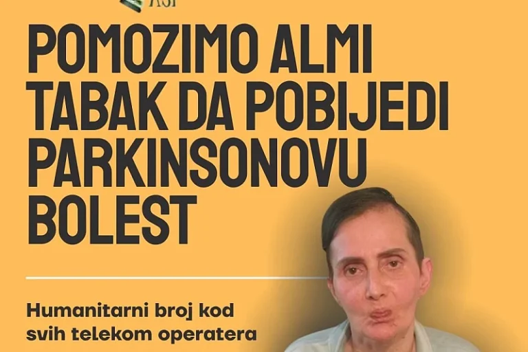 Alma Tabak u borbi s Parkinsonovom bolešću: Za operaciju treba 28.500 eura