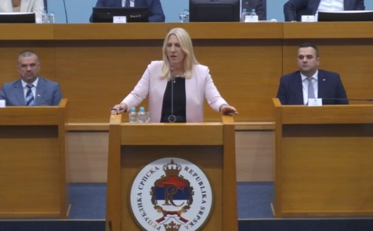 Cvijanović: Previše bi se obradovali u Sarajevu da sam otišla iz njega