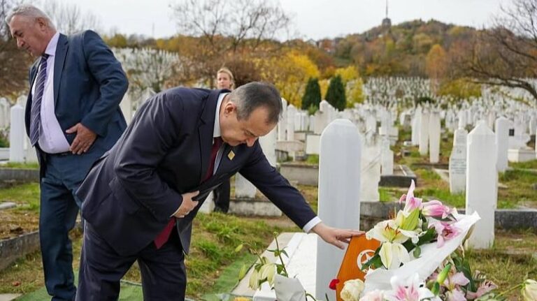 Dačić posjetio Halidov mezar: Nedostaje njegova toplina, vedrina, dobrota