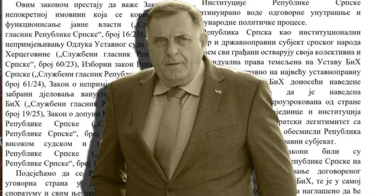 Kako je Dodikov strah ponizio NSRS: “U javnosti se ponavlja i ističe jedna pogrešna tvrdnja”