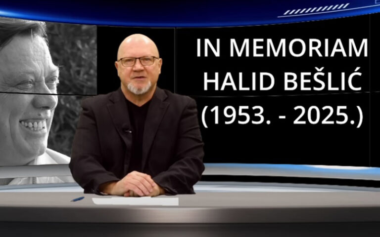 Hrvatski voditelj Halidu Bešliću: Neka ti je vječan rahmet, ponosu Bosne ponosne