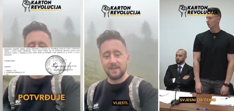 „Karton revolucija“: Inspekcija SBK pokrenula postupak po prijavi – zahvalili MUP-u i komunalcima iz Fojnice