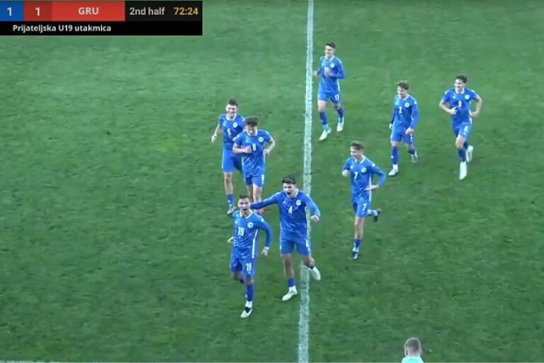Pogledajte čudesan gol juniora BiH s centra terena, pogodio je za preokret i pobjedu