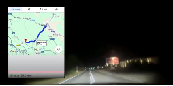 Policija identifikovala vozača Mercedesa koji je iz Ljubuškog došao u Mostar za 17 minuta: Bit će sankcionisan