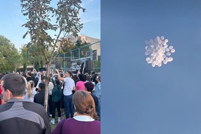 Region okupljen za Halida Bešlića: U Podgorici pušteni bijeli baloni u znak sjećanja na bh. legendu