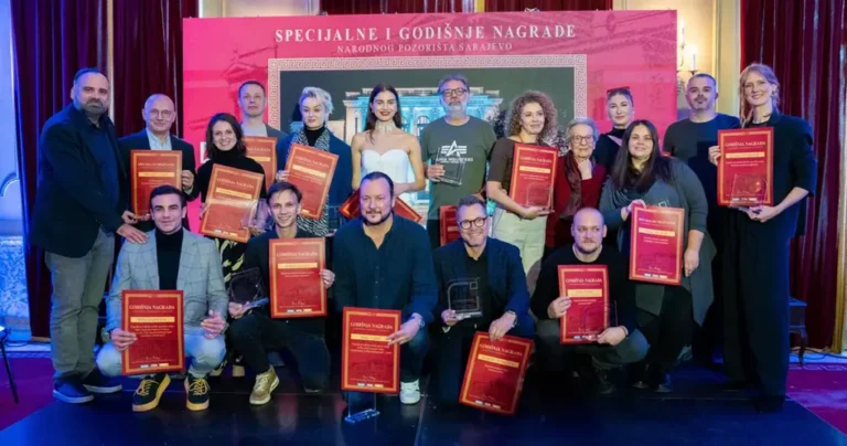 U Narodnom pozorištu Sarajevo upriličena dodjela godišnjih nagrada za sezonu 2024/2025.  