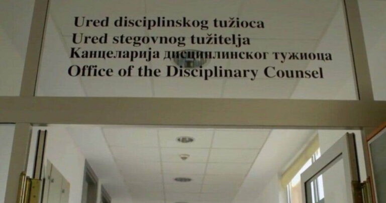 UDT traži kaznu za tužiteljicu zbog nepostupanja u predmetu nesavjesnog liječenja maloljetnika