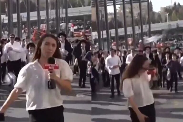 Ultraortodoksni Jevreji napali novinarku tokom protesta: Gađali je čime su stigli, ona izbjegavala predmete