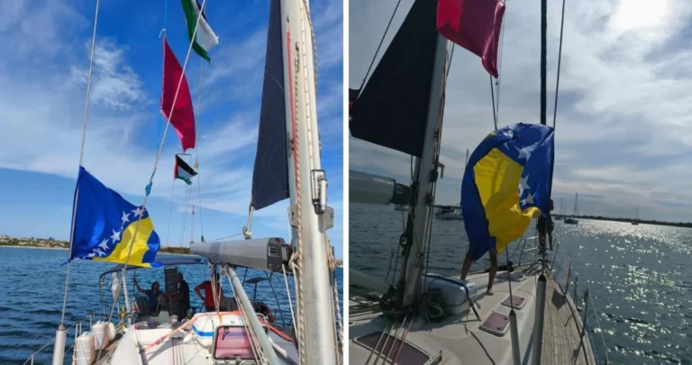 Zastava BiH se vijori na brodu flotile prema Gazi: Niste sami, čujemo vas i vidimo