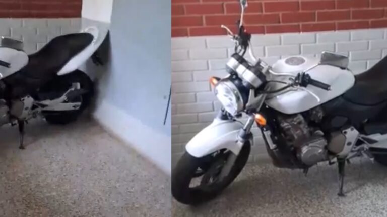 (VIDEO) Nevjerovatno parkiranje u Zenici: Motor ostavljen u stubištu zgrade u Novom Radakovu