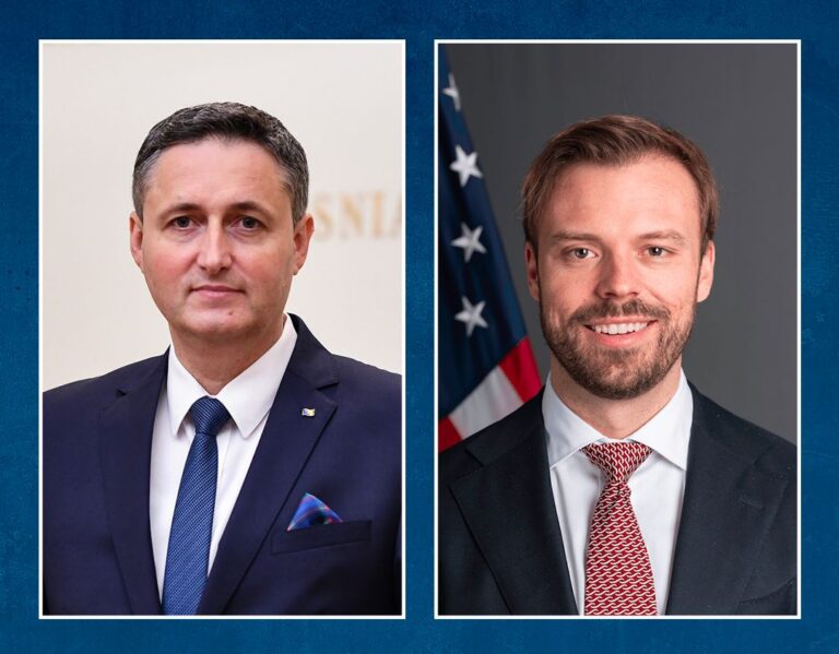 Dr. Bećirović razgovarao sa šefom za Evropu i Evroaziju State Departmenta Brendanom Hanrahanom