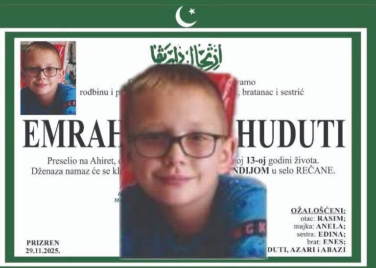 Tužna vijest potresla sve: Preminuo mladi Emrah (13)