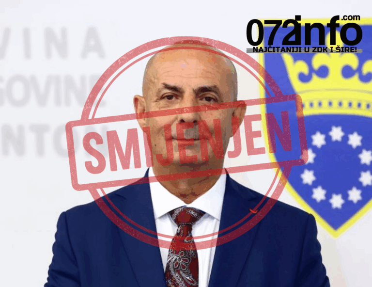 OTKRIVA 072INFO: Ovo su razlozi za smjenu Omera Škalje sa pozicije direktora ZZO ZDK!