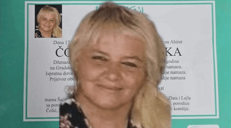 Zenica tuguje: Zauvijek ih napustila Dinka Čolić