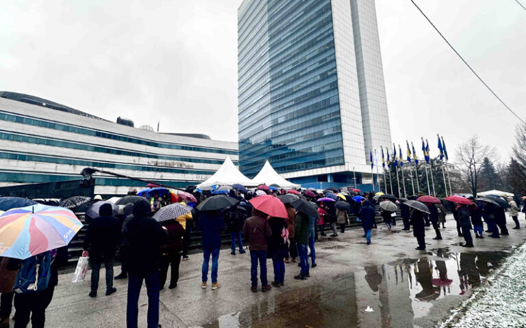 Direktor BHRT-a o protestu: Država nije u stanju da riješi pitanje egzistiranja 778 radnika