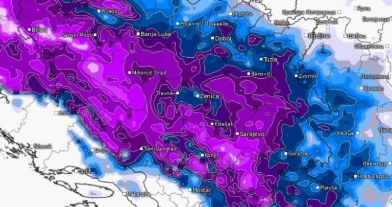 “I do pola metra” – Pripremite lopate: U BiH uskoro stiže snijeg, evo gdje će najviše padati