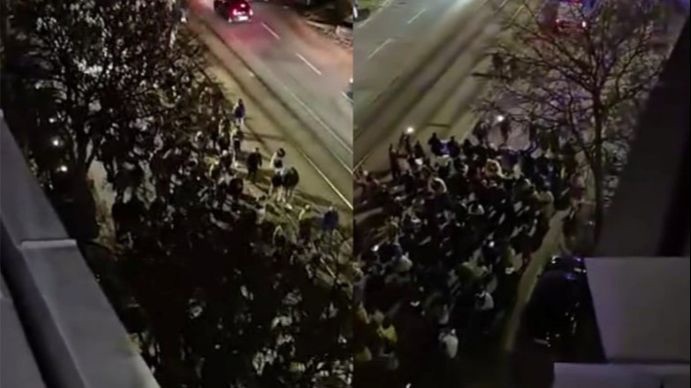 Pojavio se snimak kortea BH Fanaticosa iz zraka: Hiljade ljudi na ulicama Beča