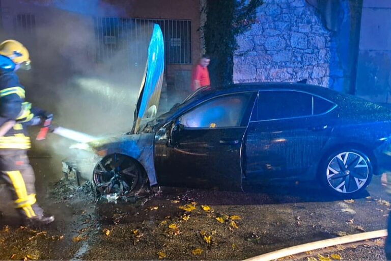 Kamere sve snimile: U paljenju Kordićevog automobila učestvovale dvije osobe